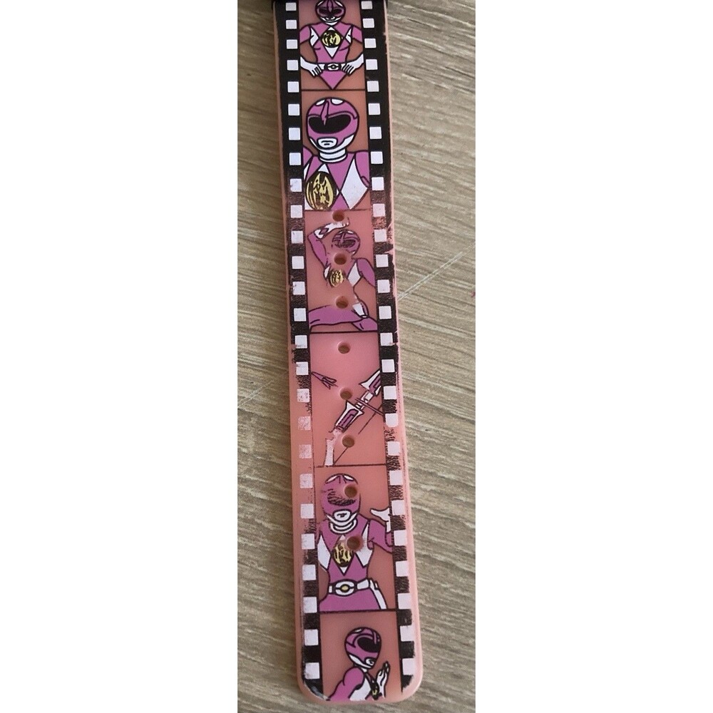 Mighty Morphin Power Rangers Pink Ranger quartz wristwatch 1994 TV Memorabilia - Picture 3 of 8